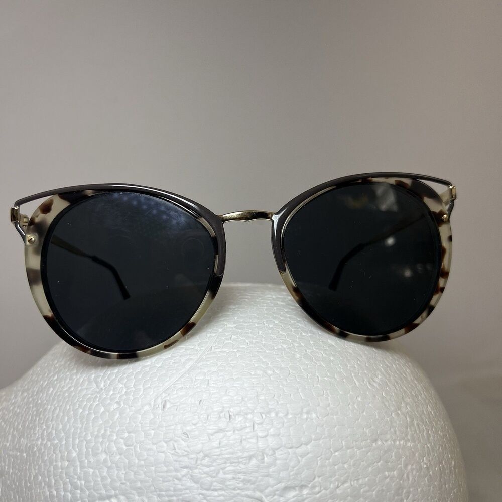 Prada Eyeglasses Frames Only SPR 66T  54-20-145 Gold Havana Tortoise Italy